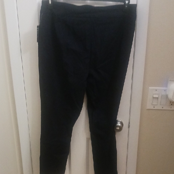 Roz & Ali Navy Straight Leg Pants - Picture 7 of 8